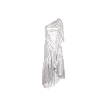 MM6 Maison Margiela Ruffled Off shoulder Dress