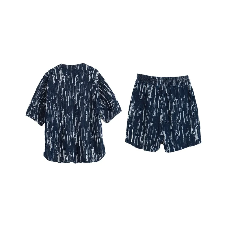 SETIROM Casual Suit Women's Navy Blue-0