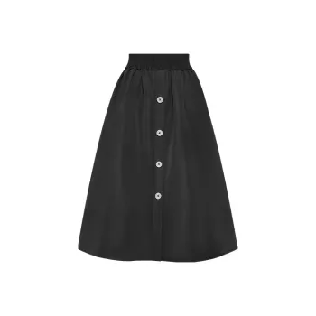 TAMMY TANGS Casual Long Skirts Women's Black