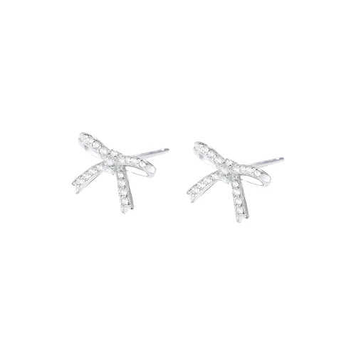 QIANFANGDAHUANGYE Zircon Stud Earrings Women's
