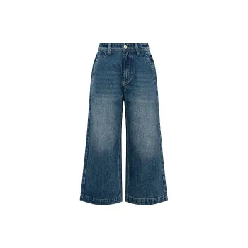 MEIYANG Jeans Women's Blue