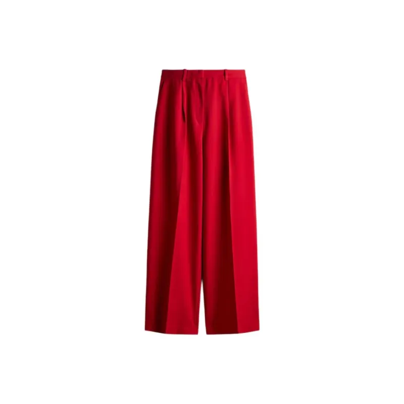 H&M Suit Trousers Women's Red-0