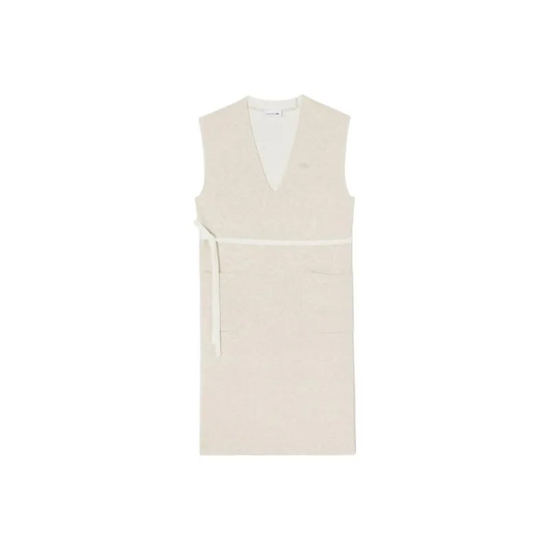 LACOSTE Sleeveless Dress Women's Light Khaki-0