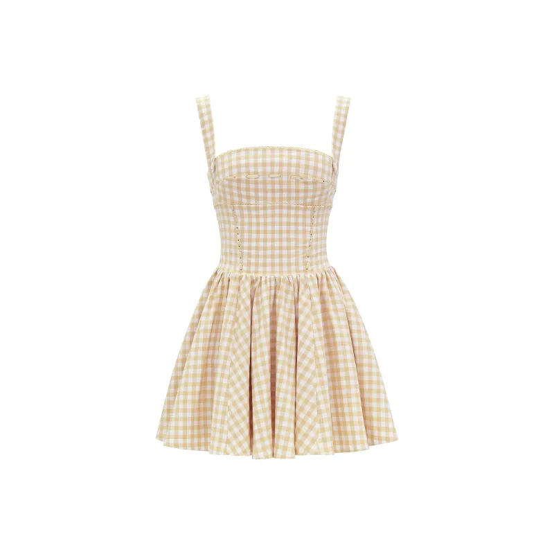 HOUSE OF CB Isadora Slip Dress Women's GINGERBREAD/Gingerbread-6