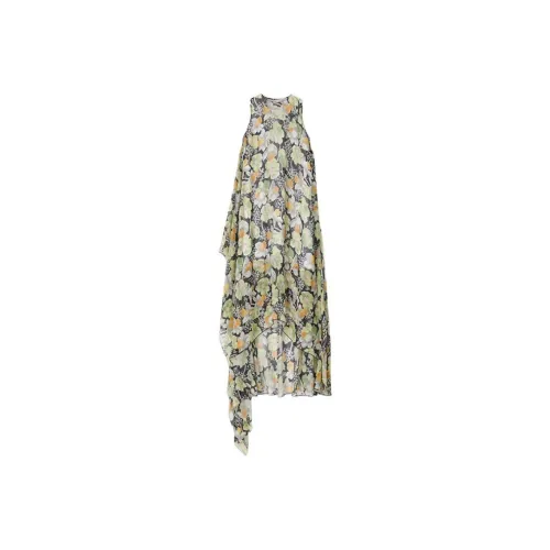 LOEWE SS25 Sleeveless Dress Women's Multicolor