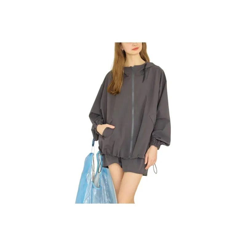 FREAK'S STORE Rash Guard Hoodie Set Casual Suit Women's-0