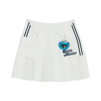 SNBL Casual Short Skirts Women's White