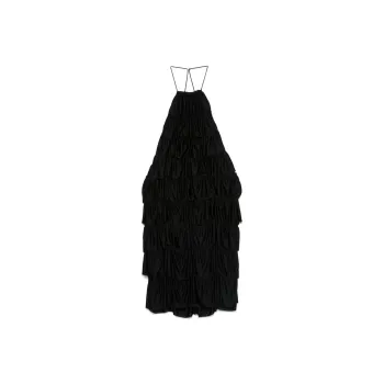 TOM FORD Lustrous Jersey Ruffled Cocktail Dress