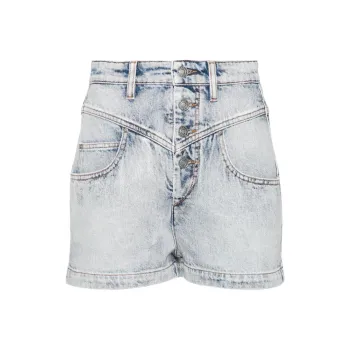 ISABEL MARANT ETOILE Jovany High-rise Jean Shorts