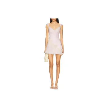 LOVESHACKFANCY Silk Dress