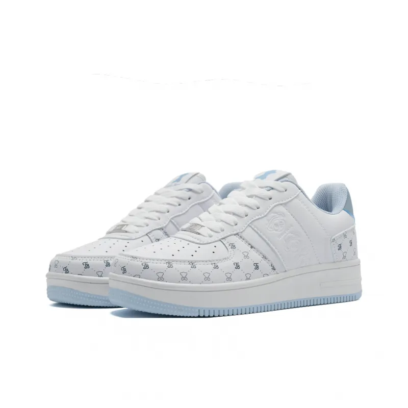 Teddy Bear Collection Coverage, Abrasion Resistant, Lightweight, And Breathable Low Top Skateboard Shoes Unisex-17