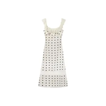 ABBY GODDESS Slip Dress Women's Apricot