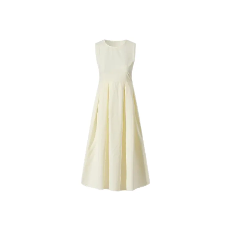 ABBY GODDESS Sleeveless Dress Women's White-0