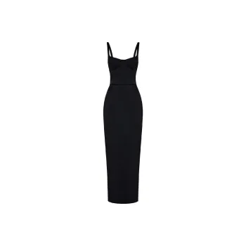 MOUNT ROZIER Slip Dresses Women's Black