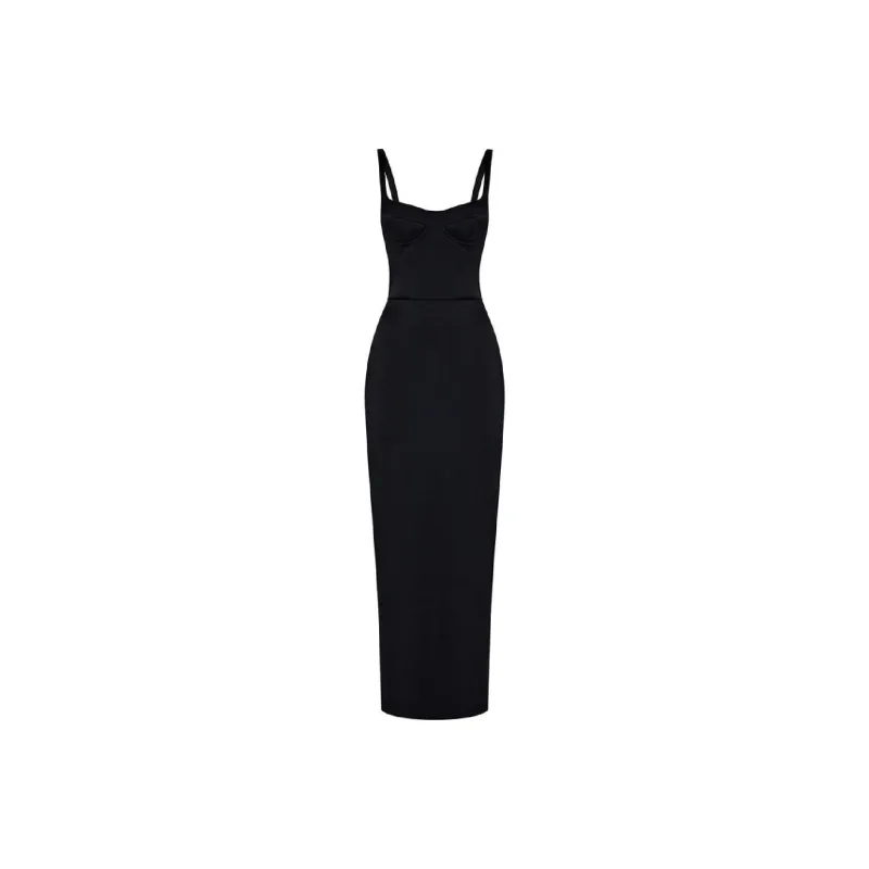 MOUNT ROZIER Slip Dresses Women's Black-0