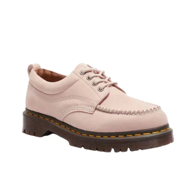 Dr. Martens Lowell Buttersoft Leather Moc Toe Shoes Powder Pink-1