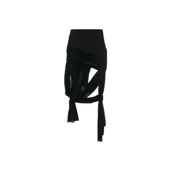 JW Anderson Draped Wrap Stretch Skirt