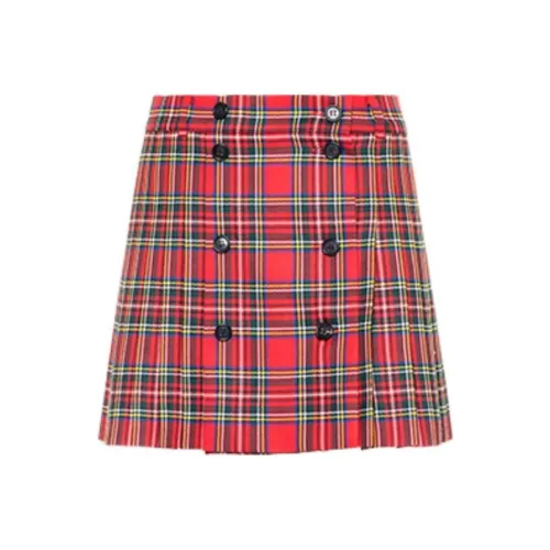 MIU MIU FW22 Casual Short Skirts Women's Red