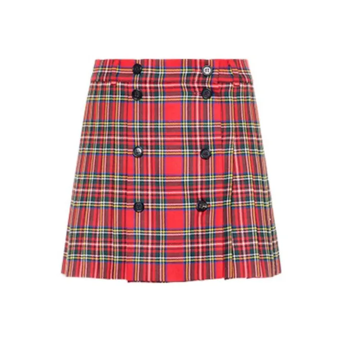 MIU MIU FW22 Casual Short Skirts Women's Red-0