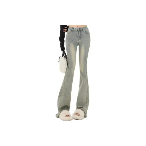 Beautiful Wardrobe Jeans Women's Yellow Mud