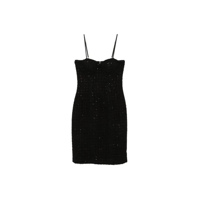 Rotate Sequin Embellished Spaghetti Strap Mini Dress-0