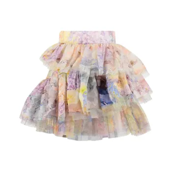 Zimmermann Rhytmic Ruffles Tiered Mini Skirt