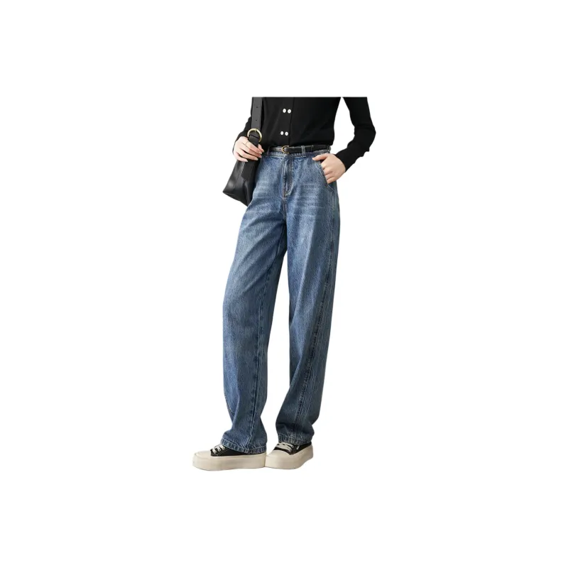 YALIDA Jeans Women's Slate Blue-0