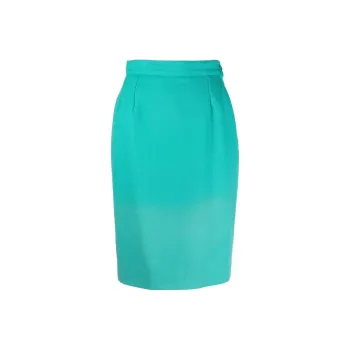 SAINT LAURENT 1980s High waisted Pencil Skirt