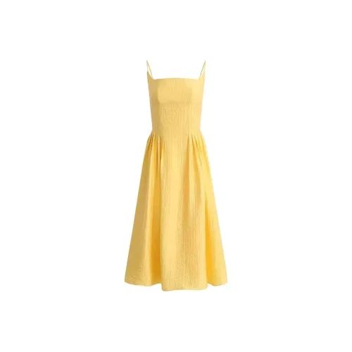 ETSE Slip Dresses Women's Yellow