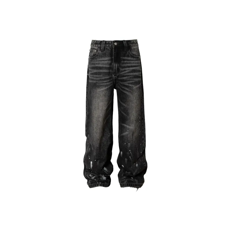 YADcrew Jeans Unisex Black-0