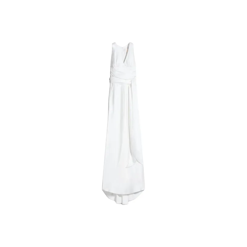 MaxMara Sleeveless Dress Women's White-0