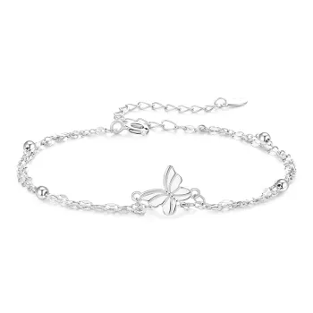 Lao Feng Xiang S925 Silver Bracelets Women's