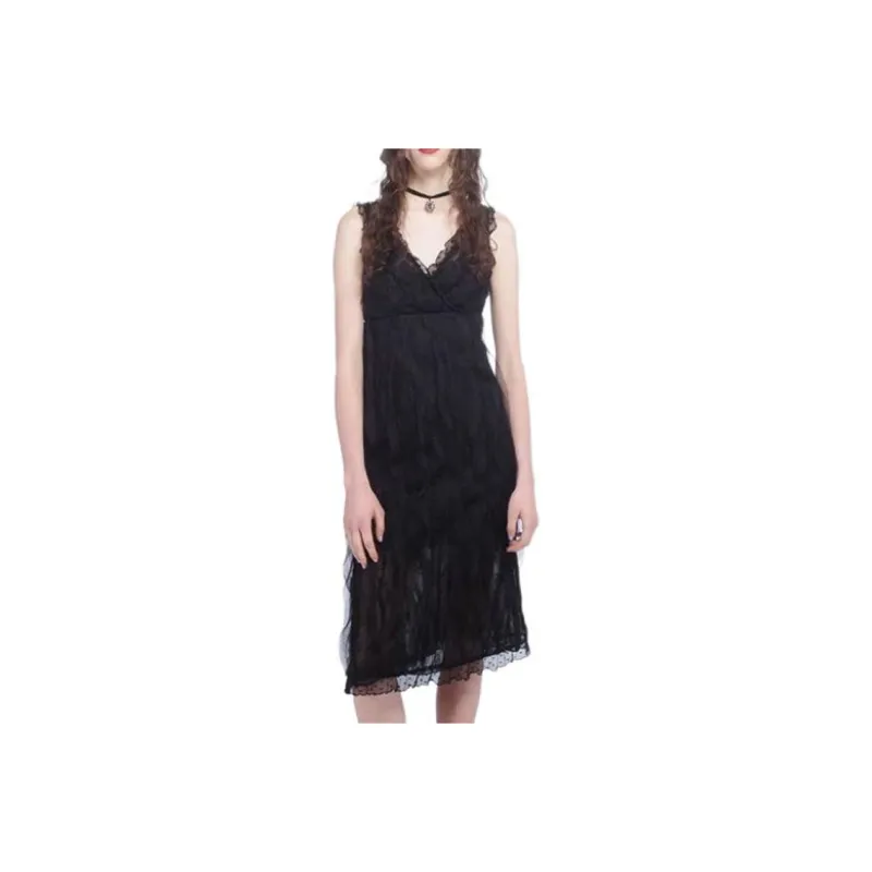 ANNASU SS25 Sleeveless Dress Women's Black-0