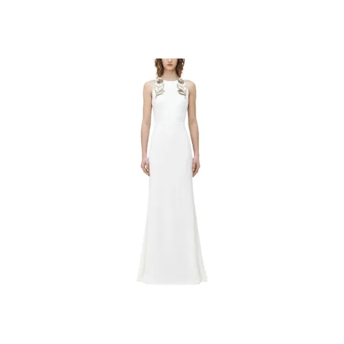 Alexander McQueen Sleeveless Dress Women's Light Ivory