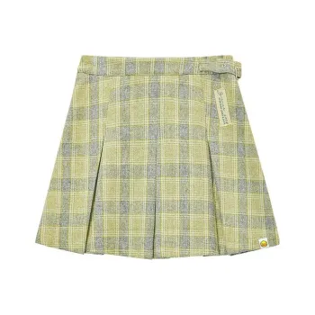 B.Duck Casual Short Skirts Women's Plaid