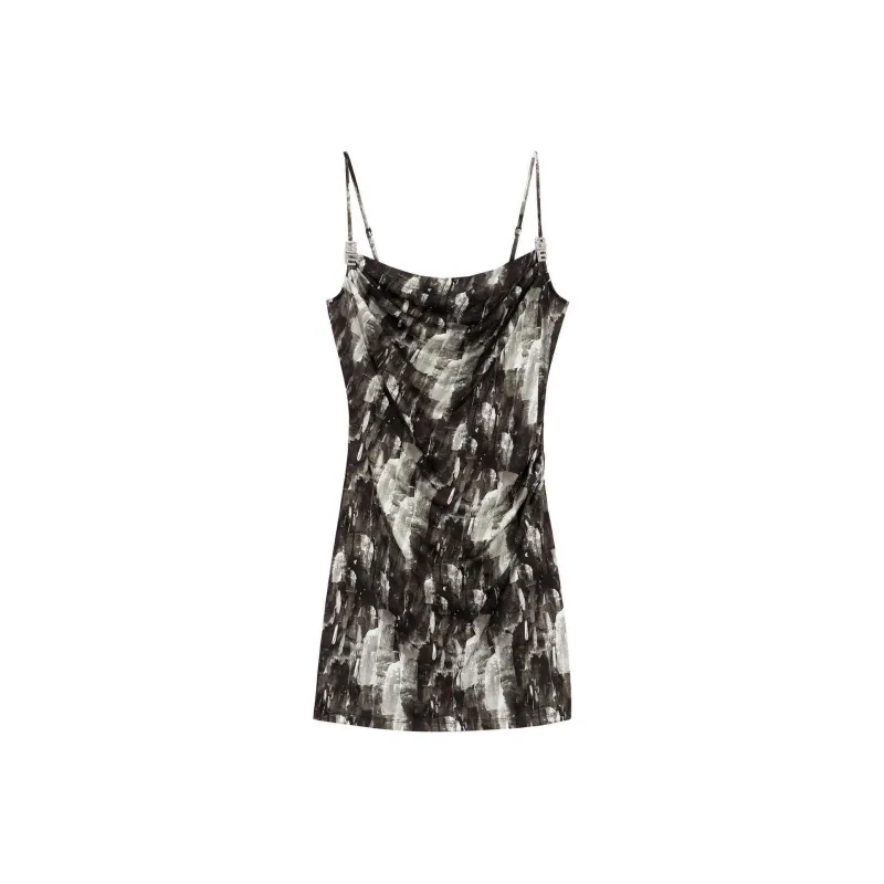 Bebe SS24 Slip Dresses Women's Black White-0
