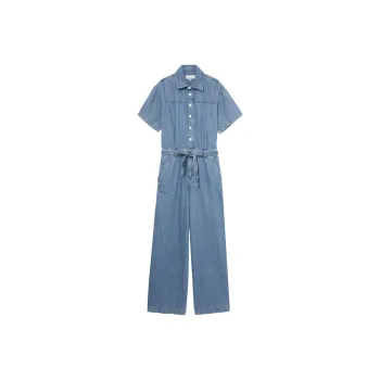 RAG&BONE Belted Denim Jumpsuit