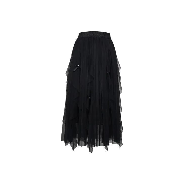 TAMMY TANGS Skirt Summer And Autumn Black-0