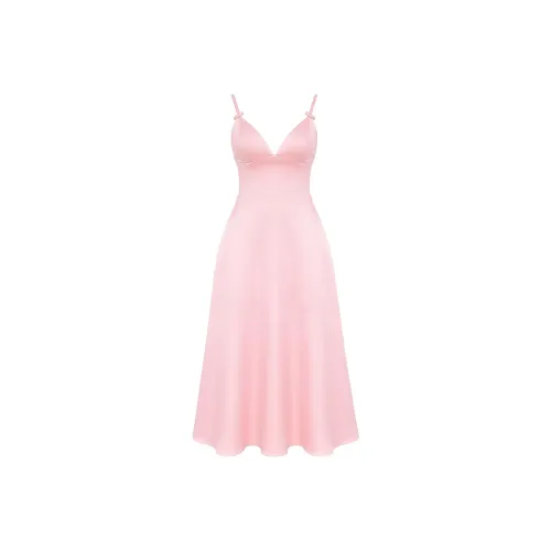 HOUSE OF CB Tiffany Slip Dresses Women's PINK/Pink