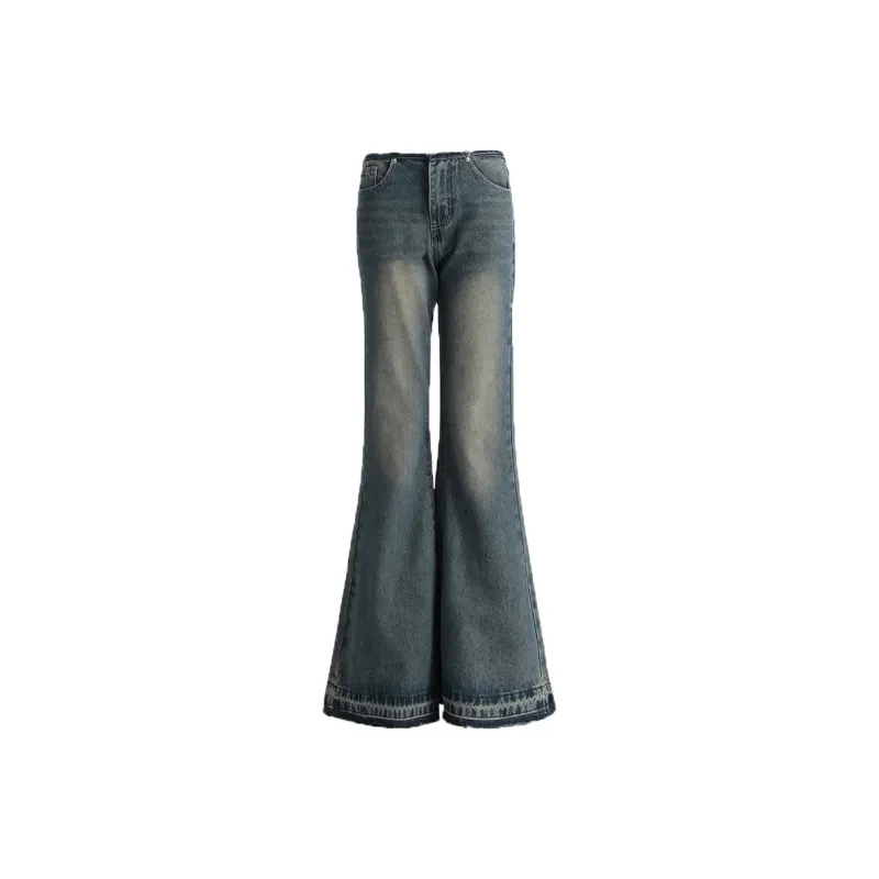 ZXZA Jeans Women's Vintage Blue-0