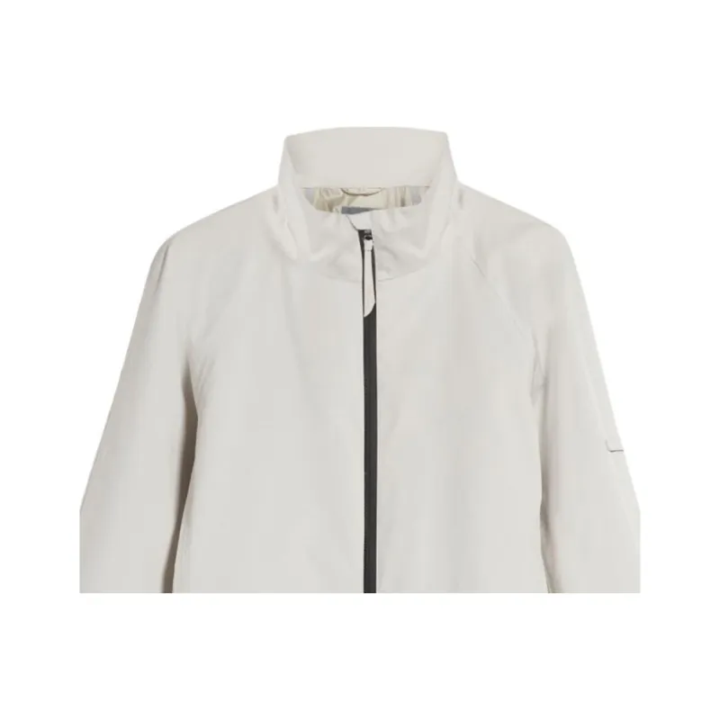 MaxMara Prater Collection Rubber-Coated Technical Canvas Jacket Jackets Coats Women's Stone Color-3