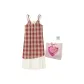Red Plaid Dress+Box