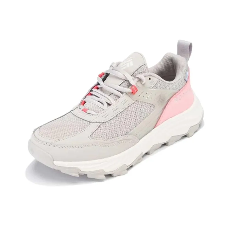 Columbia Cushioning Wear Resistant Low Top Trekking Shoes Women's Gray Pink-1