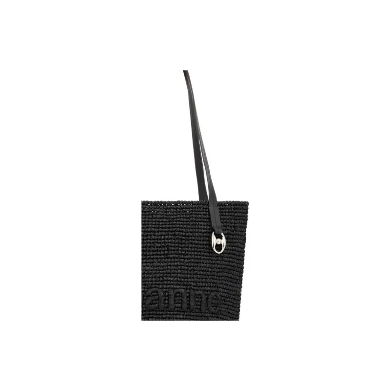 Paco Rabanne Wool Handbag, Shoulder Bag Regular Women's Black-4
