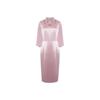 BBLLUUEE Sleeveless Dress Women's Rose Pink