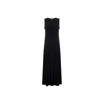 NORMA KAMALI Sleeveless Velvet Long Dress