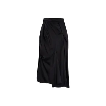 THE SEA LIFE Casual Long Skirt Women's Black Mage