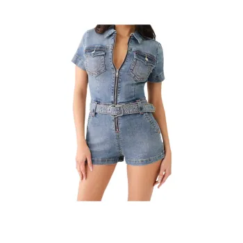 TRUE RELIGION Jumpsuit Women's Blue