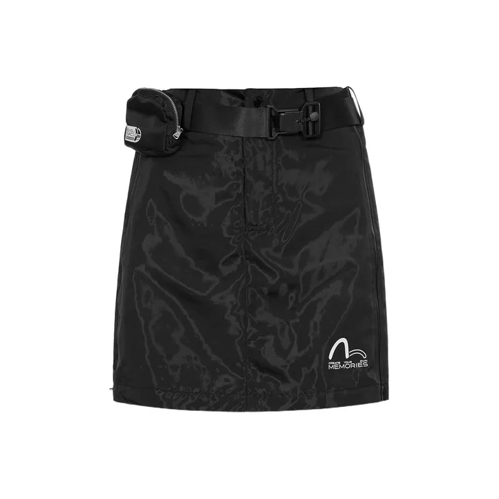 EVISU Cargo Short Skirts Women's Black-0