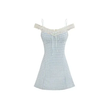 Incolore Slip Dresses Women's Blue